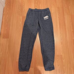 Roots Womens Navy Logo Joggers